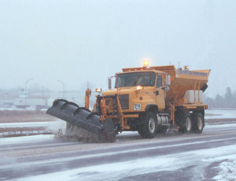 Camion de déneigement