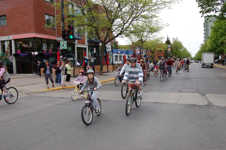 Rallye vélo à NDG